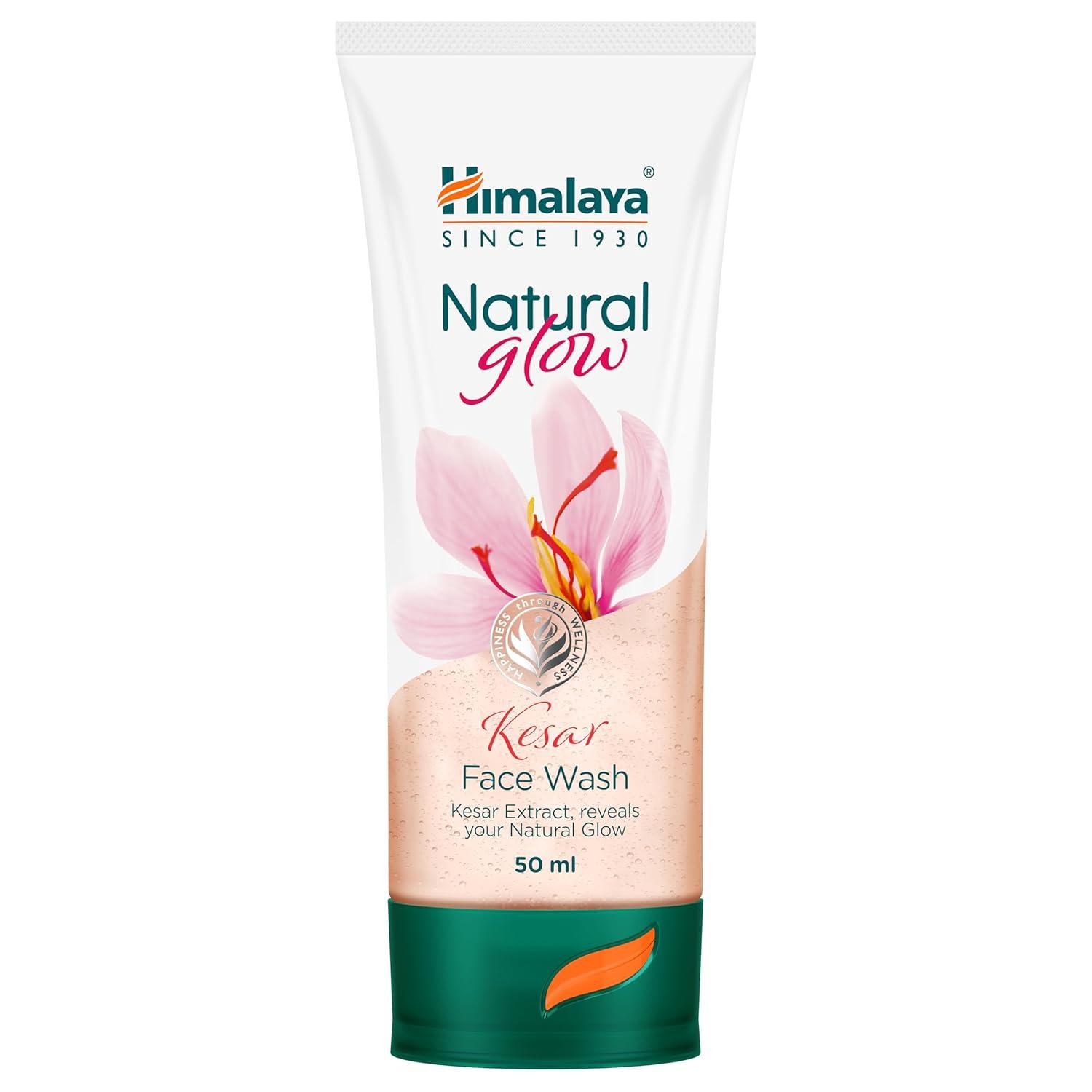 HIMALAYA NATURAL GLOW KESAR FACE WASH 50 ML