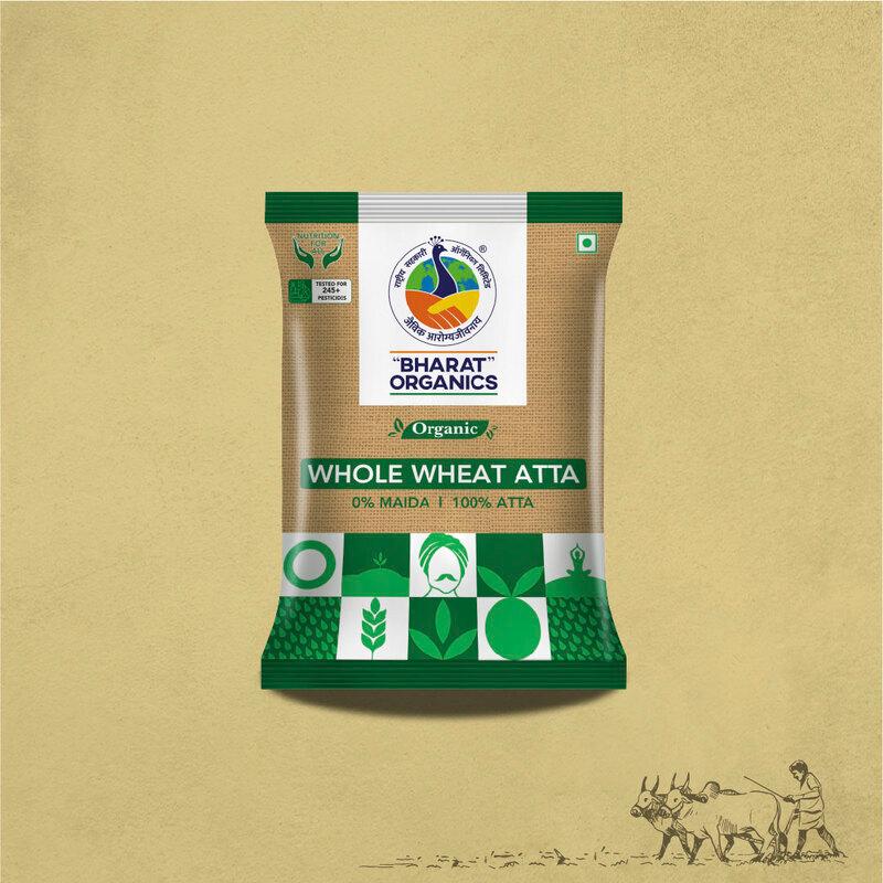 Organic Whole Wheat Atta - Bharat Organics