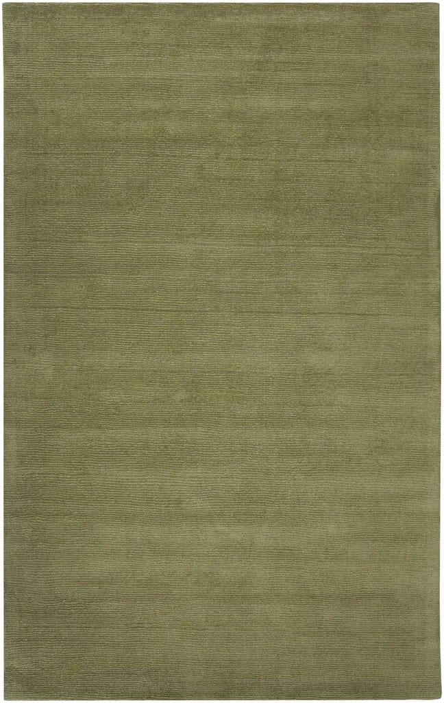 Hand Loomed Mystique Green Wool Rug view 2