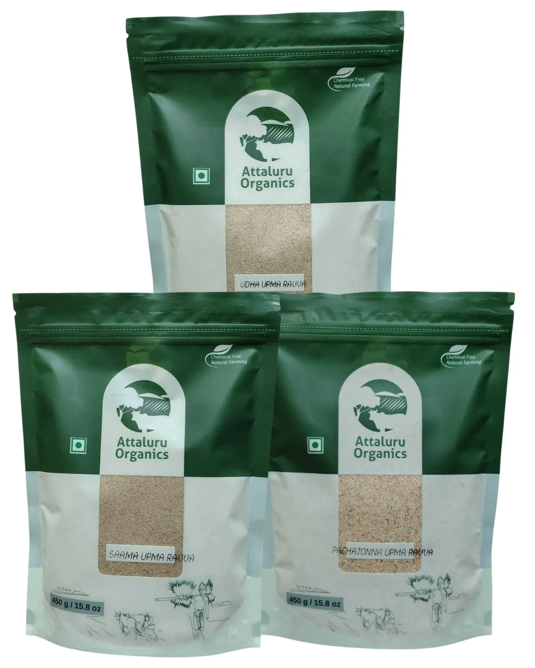 Attaluru Organics Multi-Millet Upma Pack Daily Health Boost