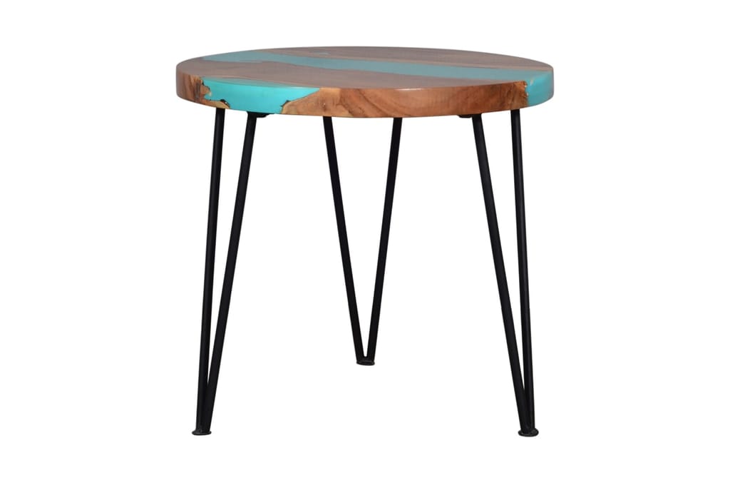 THE ARTIGIANO; Special Blue River Epoxy Table/Deep Sea Blue Table/Center Table Special Order (Wood) view 2