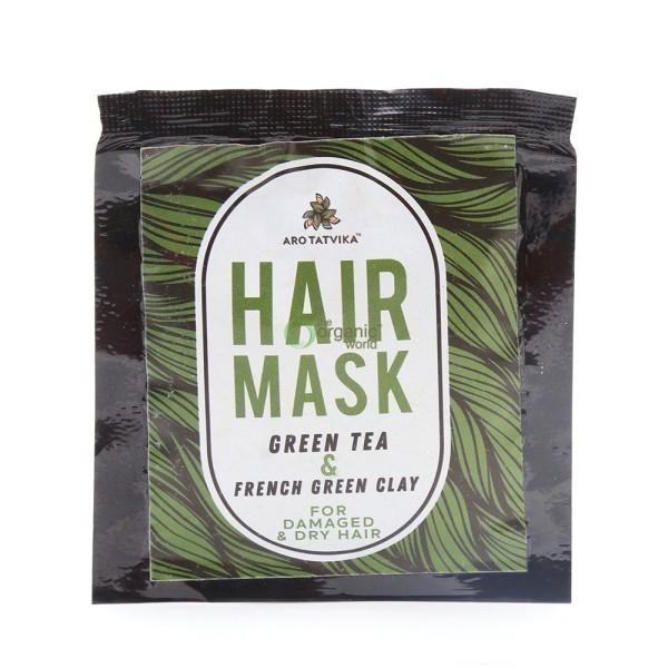 AROT GREEN TEA AND FRENCH GREEN CLAY HAIR MASK 25ML