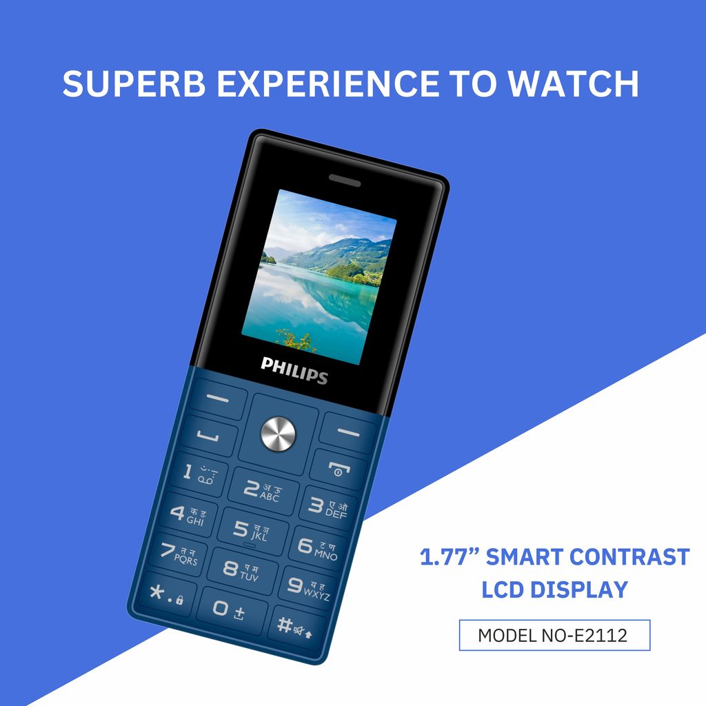 Philips E2112 Keypad Mobile Phone view 2