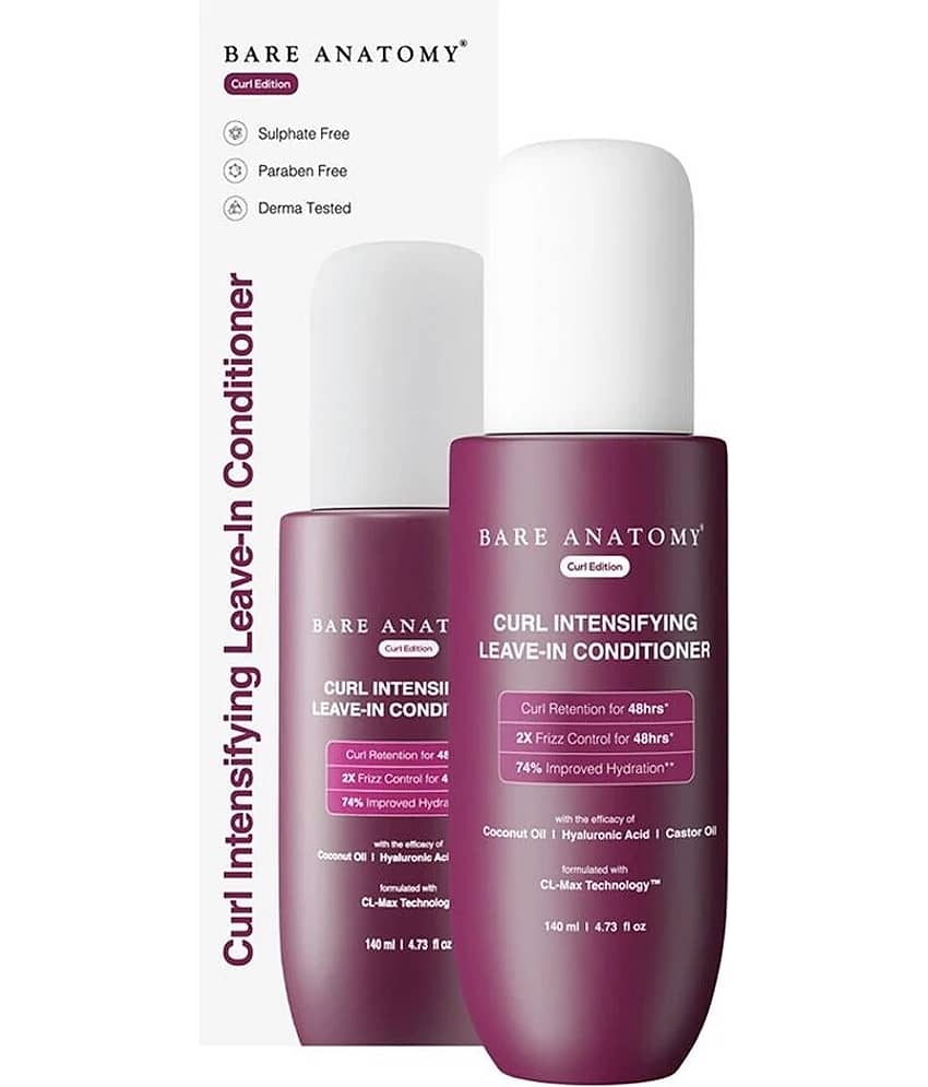 Bare Anatomy Curl Intensifying Leave In Conditioner Cream, 140 ml