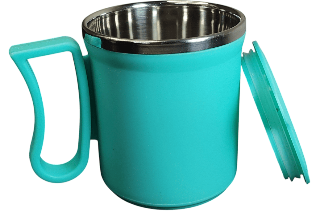 Coffee Mug with Lid, Stainless Steel Double Wall Insulated, Leakproof view 2