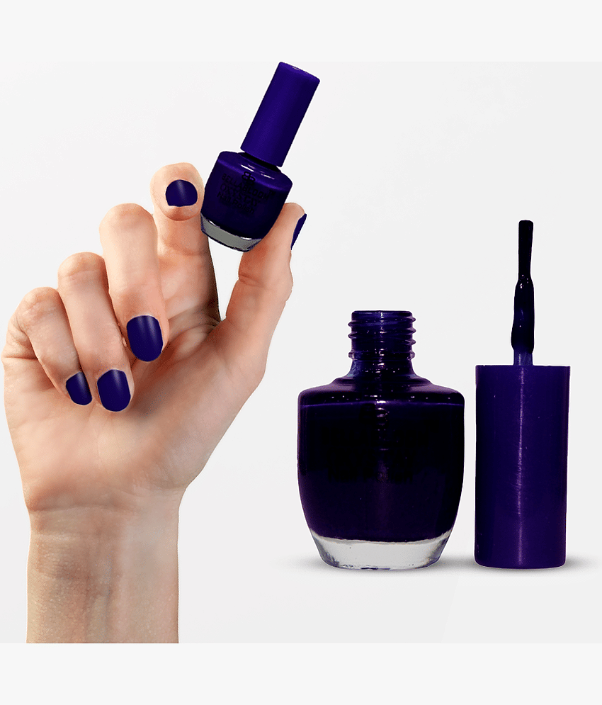 BELLABLOOM Blue Nail Polish, Long Lasting, Glossy Finish, 10ml ( Pack of 1 ) view 2