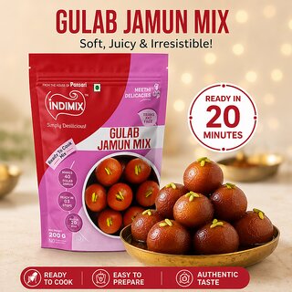 Indimix Gulab Jamun Mix - 200gm view 2