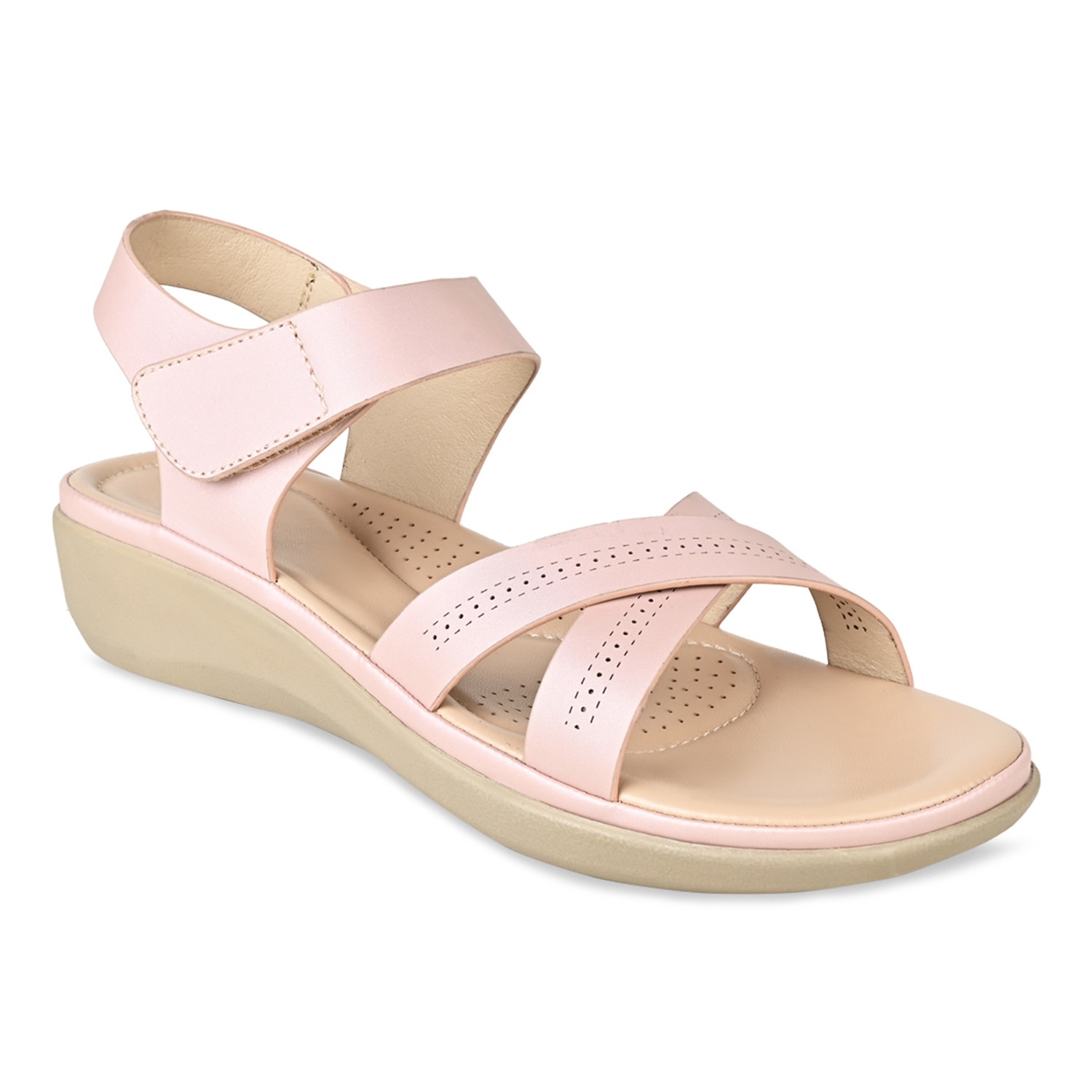 Pink Women Comfort Flat Sandals view 2