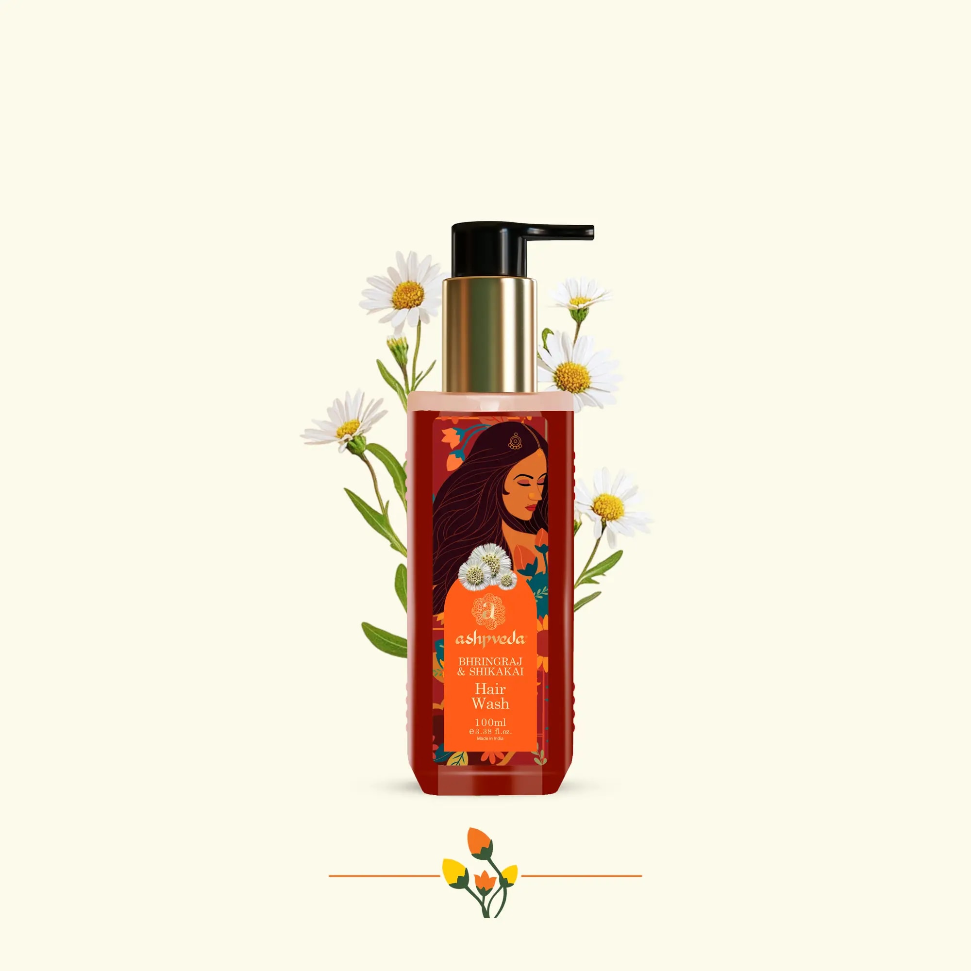 Bhringraj & Shikakai Hair Wash - 100 ML