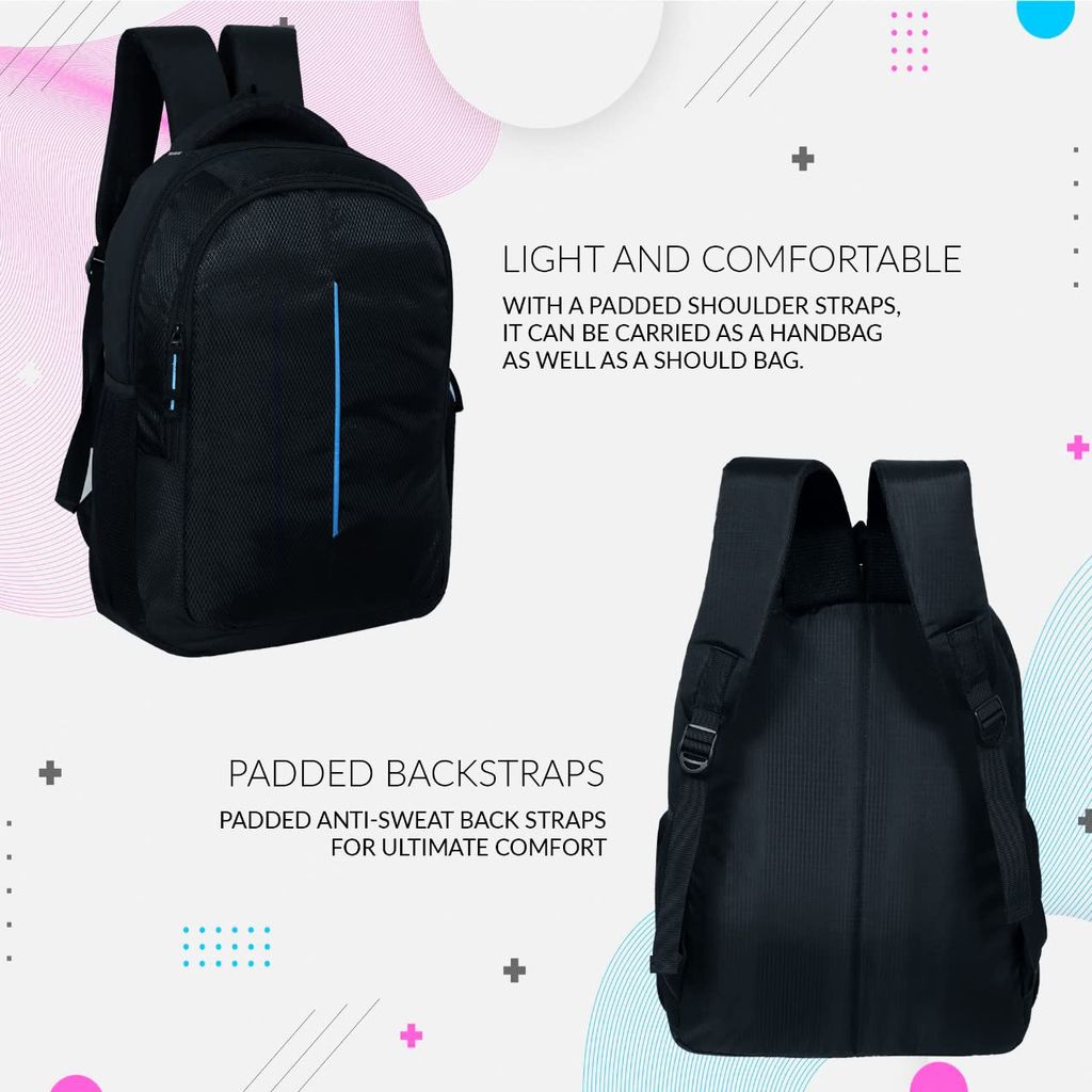 LOOKMUSTER Laptop Bag/Backpack Casual Waterproof for Men/Women Boy/Girls Office School College Teens & Students (Pack of 1) view 2