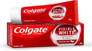 COLGATE TOOTHPASTE VISIBLE WHITE 100GM