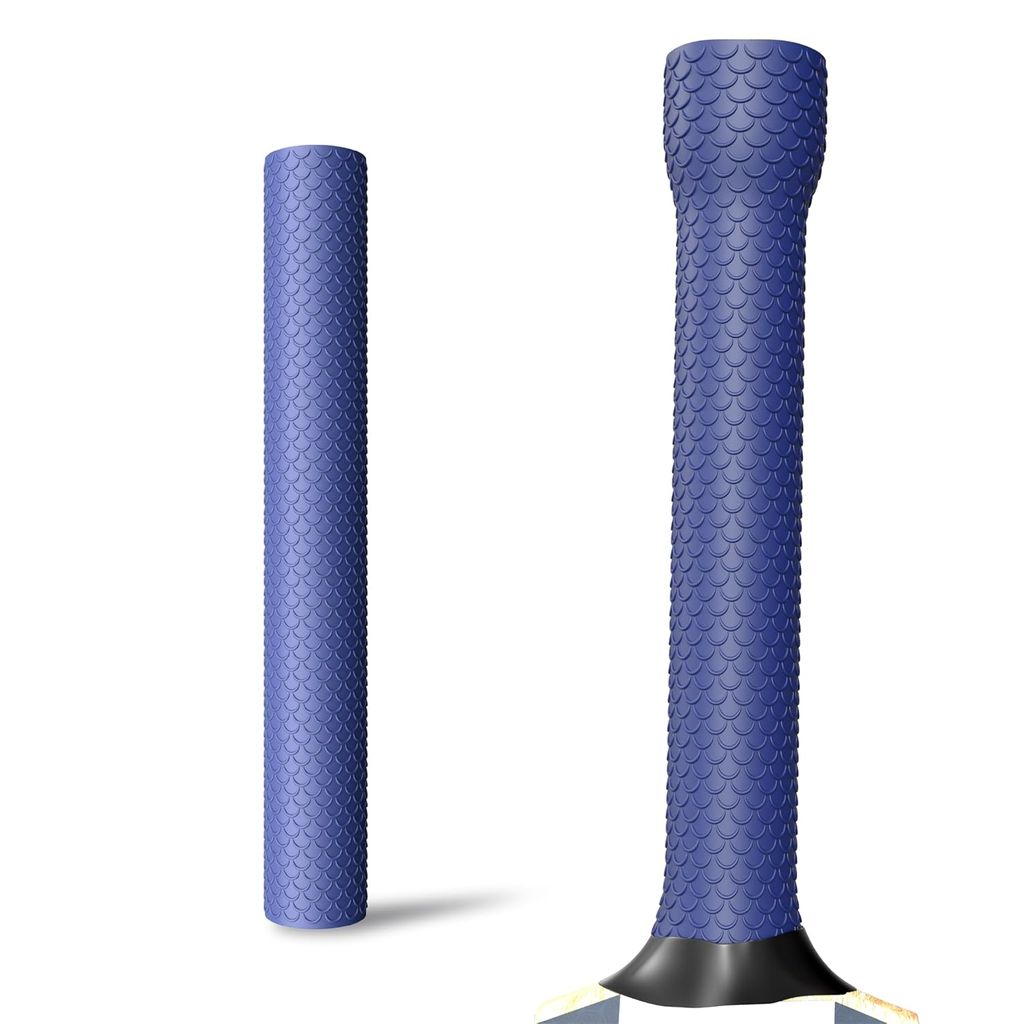 Teknaxo | Bat Grip| Ring Texture | Ergonomic Design | Easy Wrap | Soft Rubber Grip for Better Cricket Swing | Durable, Bat Grip for All Cricket Players view 2