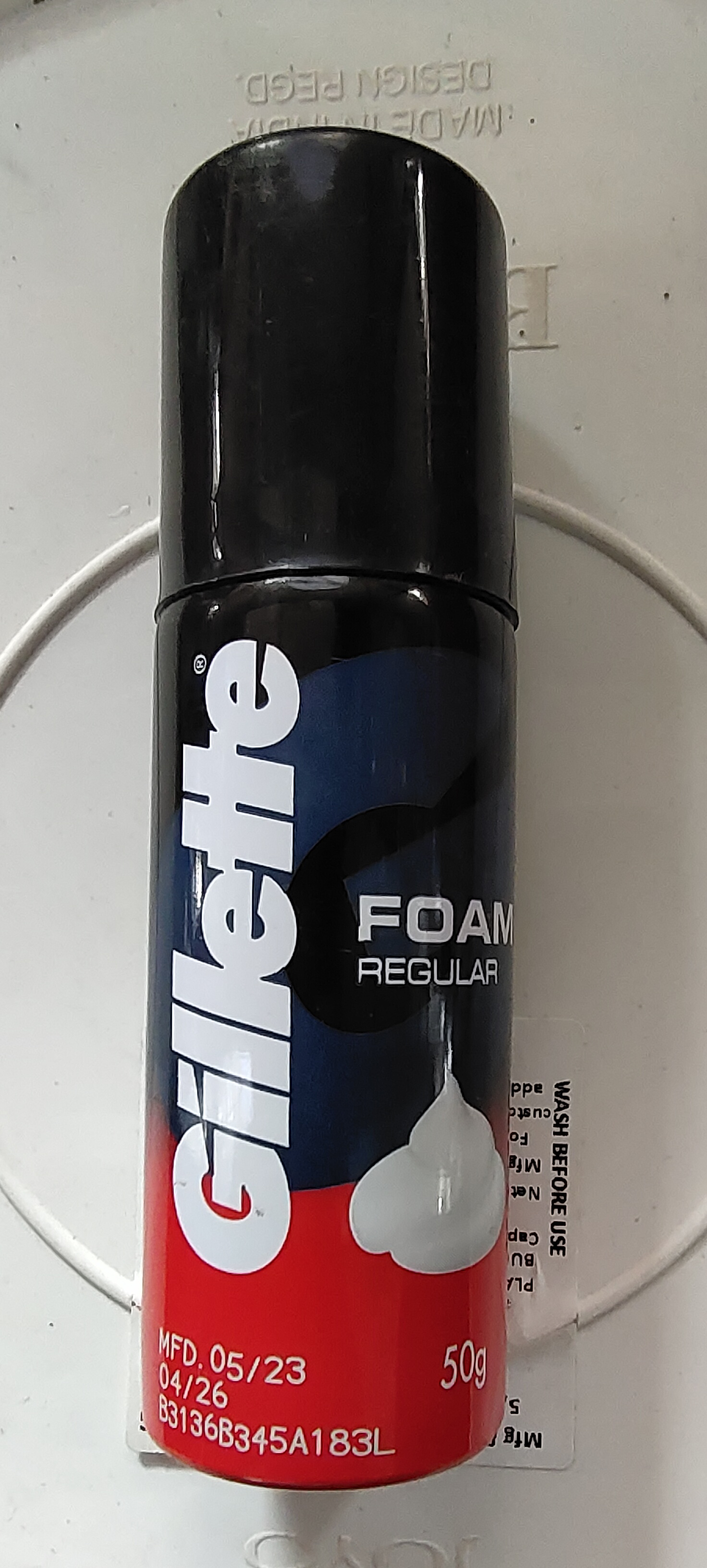 Gillette foam regular