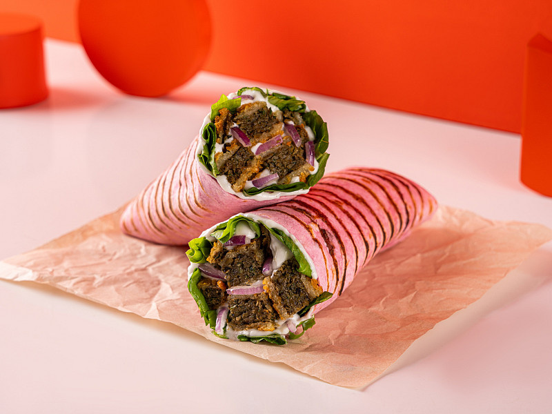 Falafel crunch wrap
