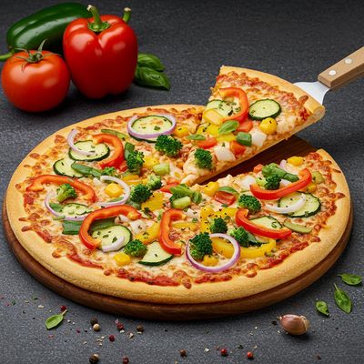 Pops Veggie Delight Pizzza