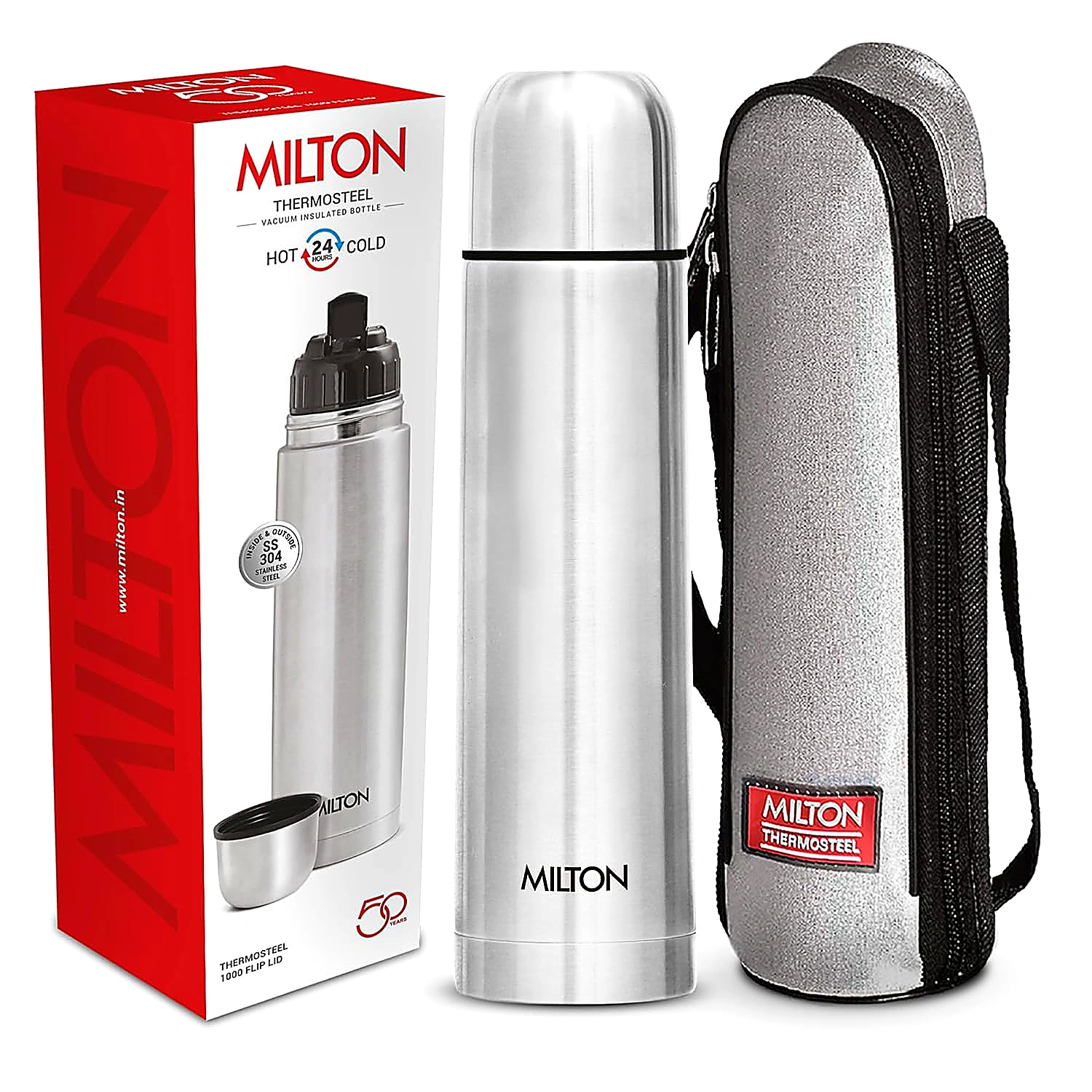 MLTN FLASK THERMOSTEEL 1L by Mahavir Home Store