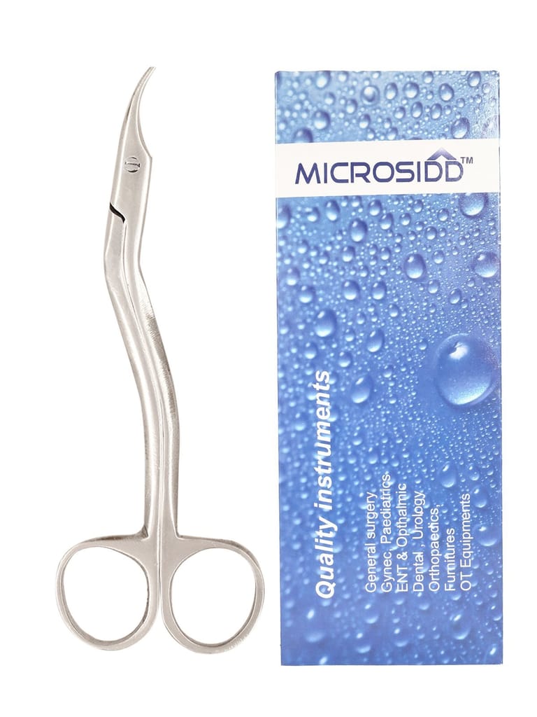 MICROSIDD Stainless Steel Suture Stich Cutting Scissor (6 Inches)