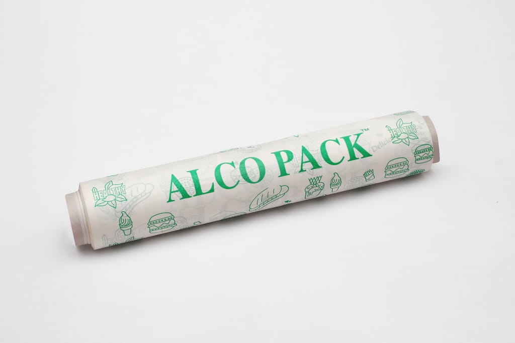ALCO PACK Food Wrapping Parchment Paper 3 Mtr Baking, Roti | Microwave and Oven Safe | Non Stick | Grease Proof | Reheat Retain Moisture