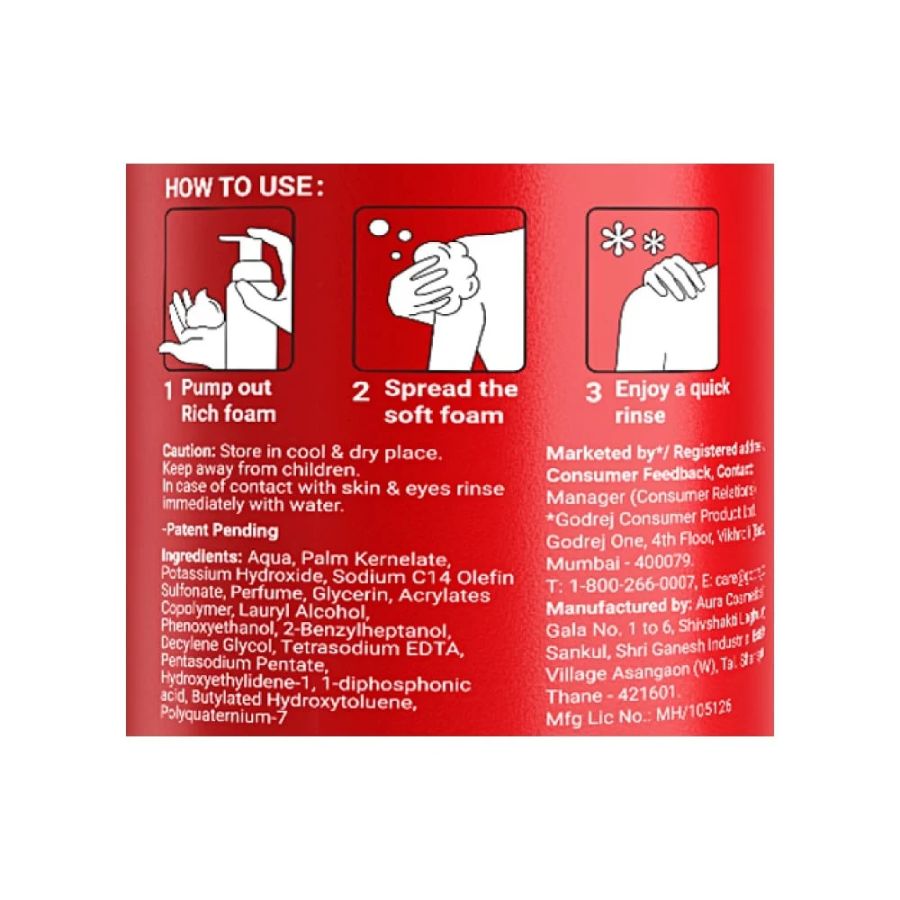 Cinthol Foam Body Wash 200 Ml view 2