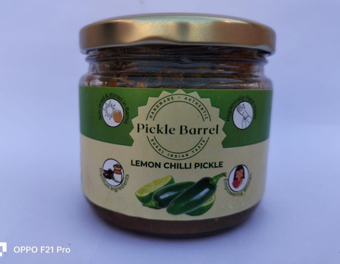 Lemon Green chilli pickle 250 Gms