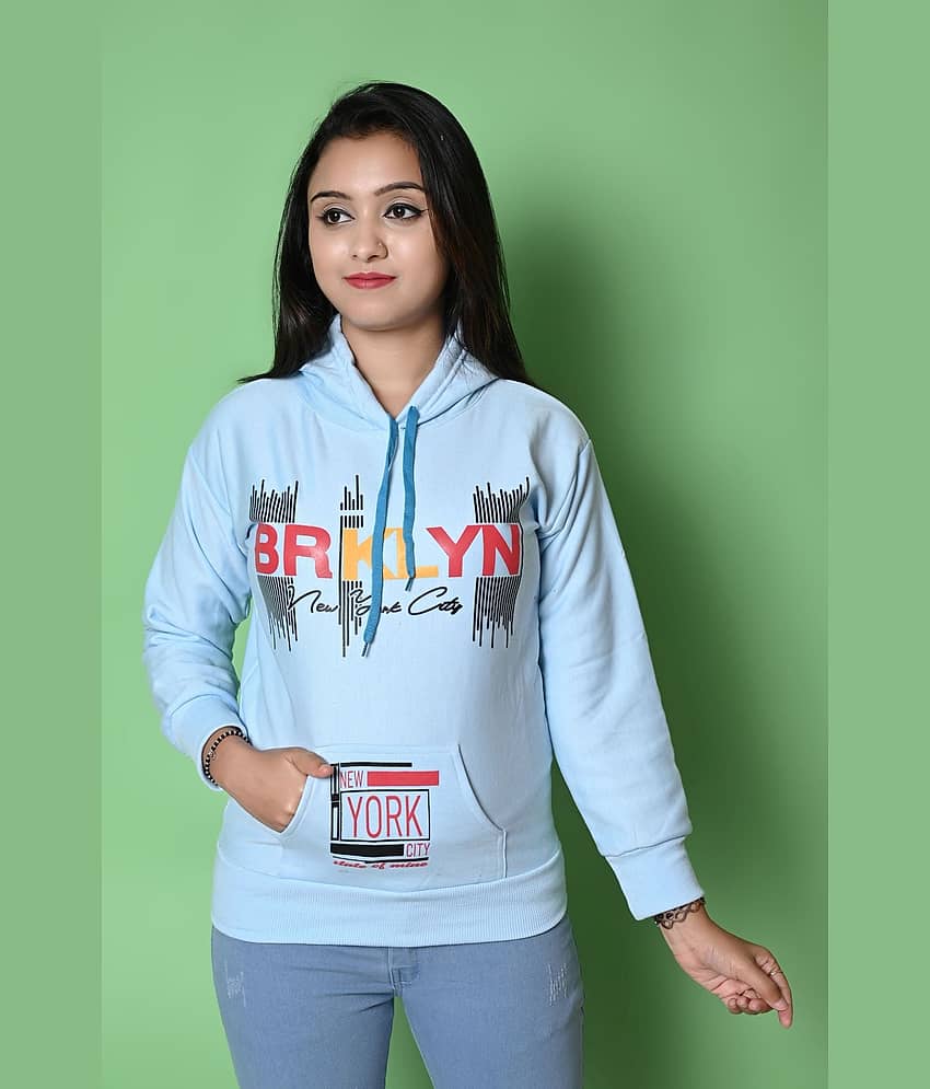 New Collection Women Cotton Fleece Hooded Pullover ( Peach )