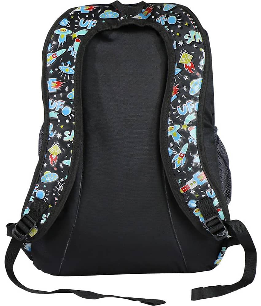 Smily Kiddos 25 Ltrs Black School Bag for Boys & Girls view 2