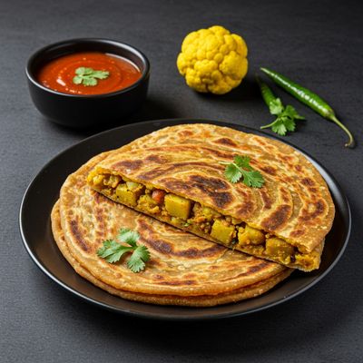 Aloo gobi Paratha 1Pc