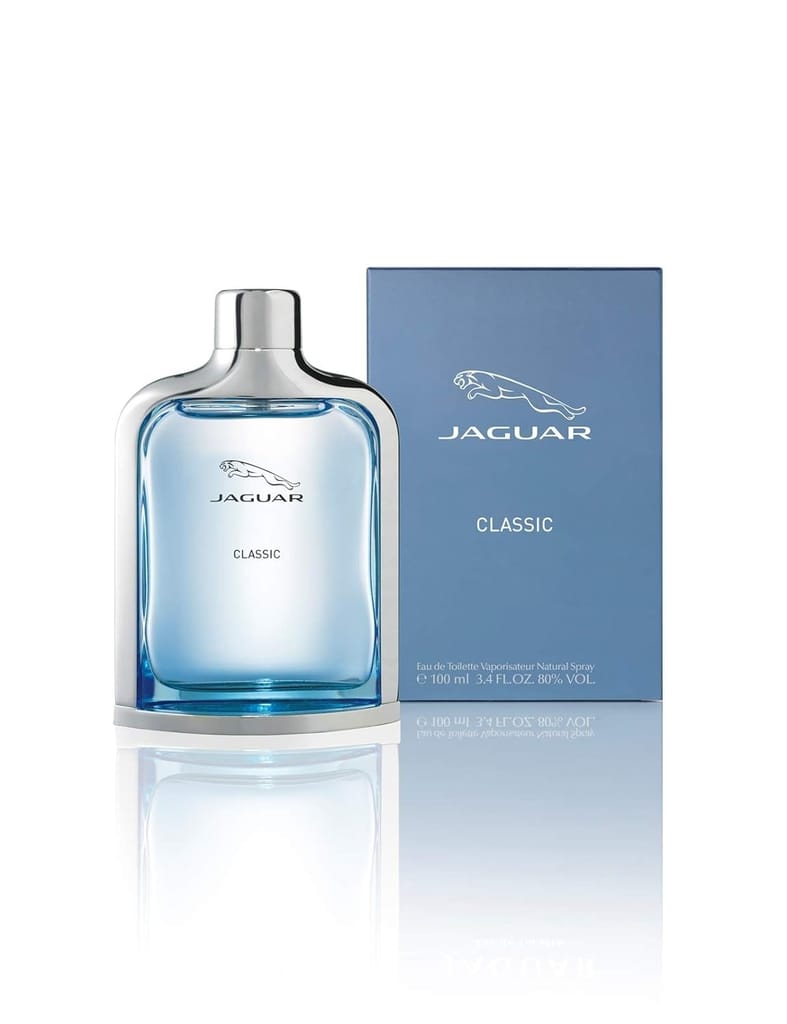 Jaguar Classic Blue Eau de Toilette 3.4 fl oz/100ml Perfume Spray For Men view 2