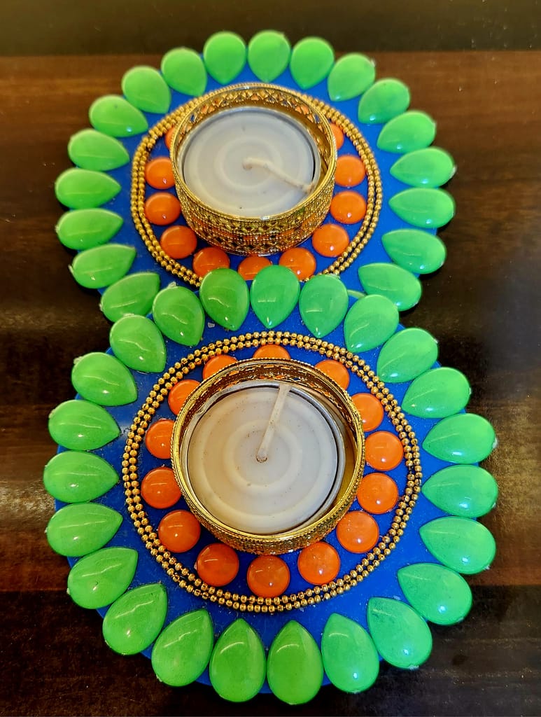 Acrylic Neon Candle Holders view 2