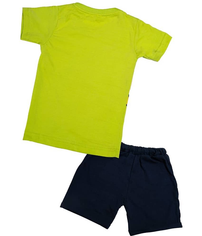 CATCUB Unisex for Baby Cotton Tops & Bottoms Sets ( Green ) view 2