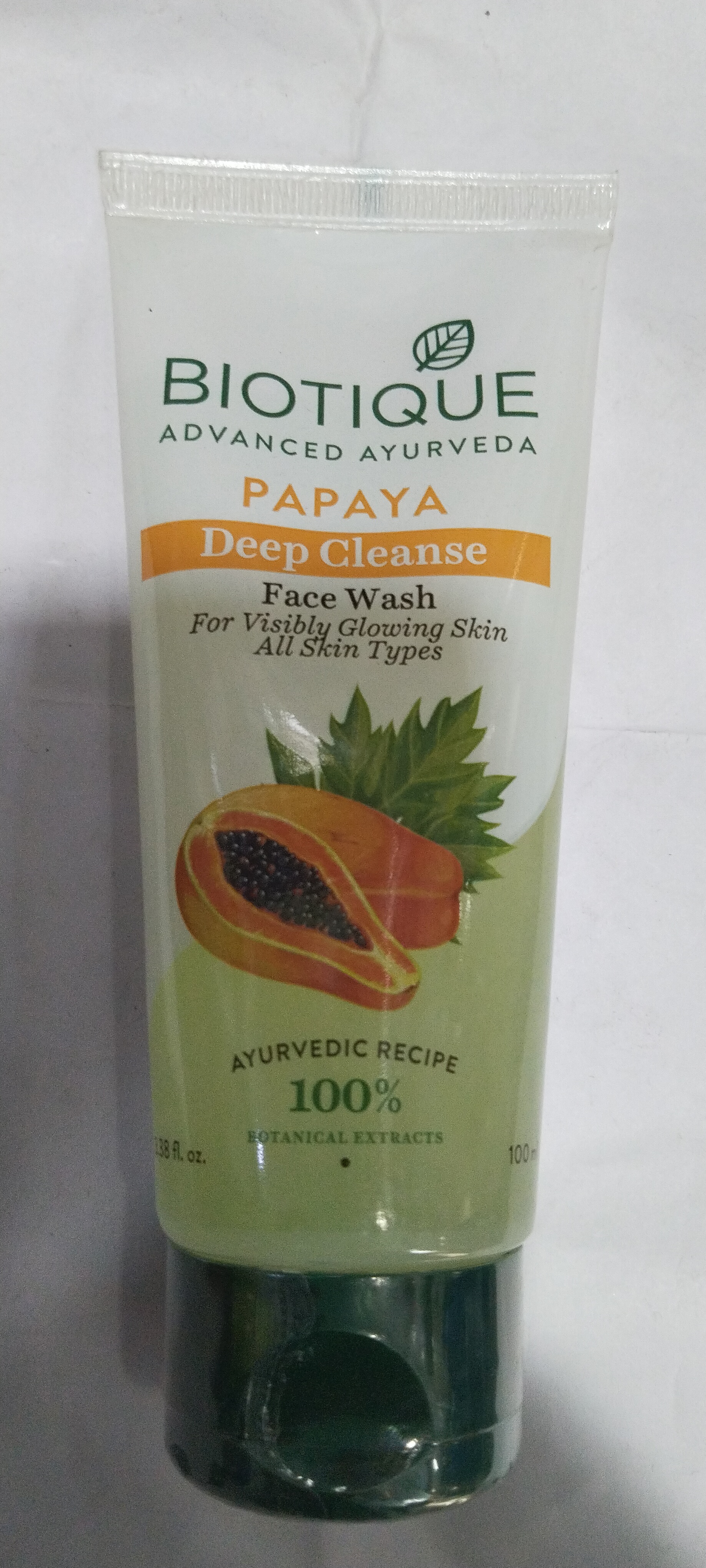 Biotique Advanced ayurveda Papaya Deep cleanse Face wash