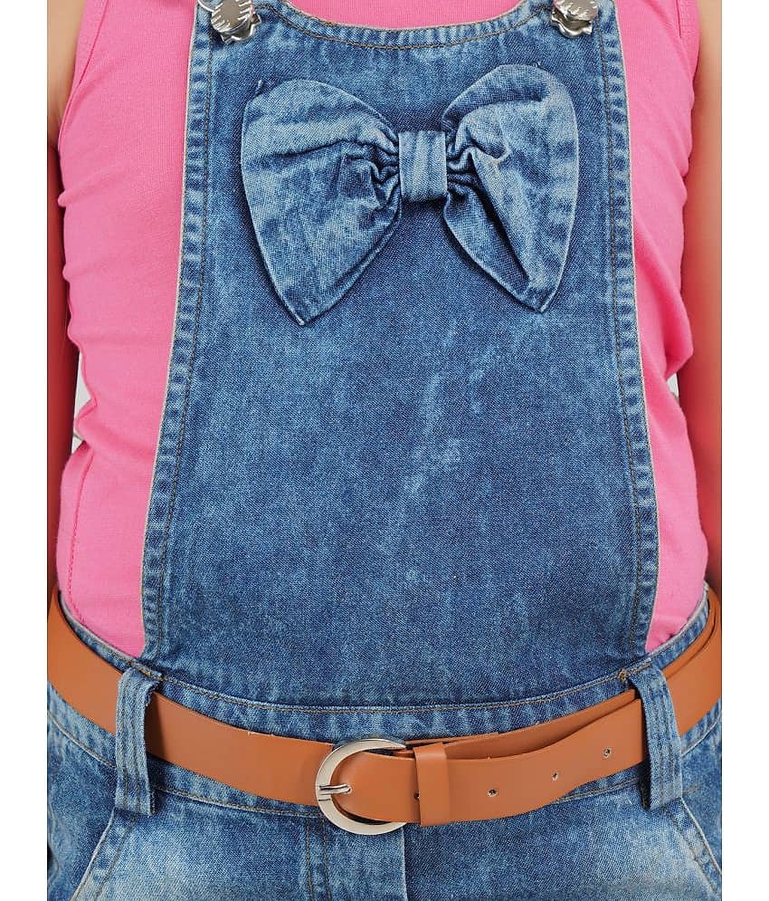 Being Naughty Girls Denim Dungarees ( Pack of 1 , Blue ) view 2