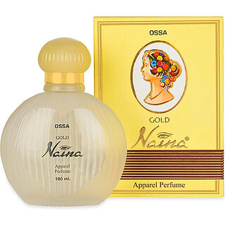 OSSA Gold Naina Perfume With Musky And Ambery Notes Long Lasting EDP Eau de Parfum - 100 ml(For Men & Women)