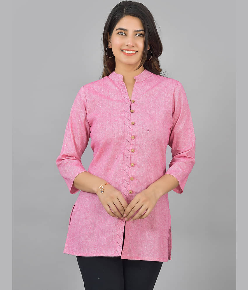 Cotton Blend Short Kurti For Women (Pack of 1)