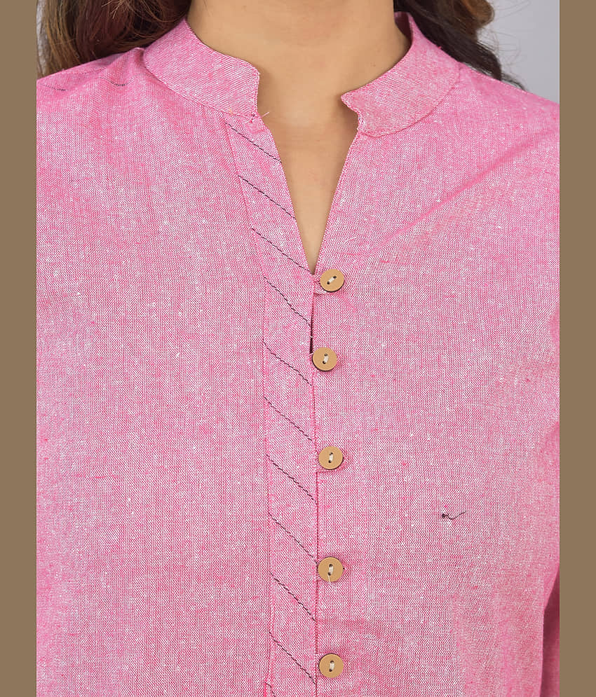 Cotton Blend Short Kurti For Women (Pack of 1) view 2