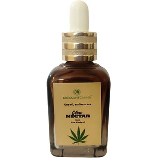 CRESCENTCANNA Glow Nectar Hemp-Infused Face Body Oil - 30ml