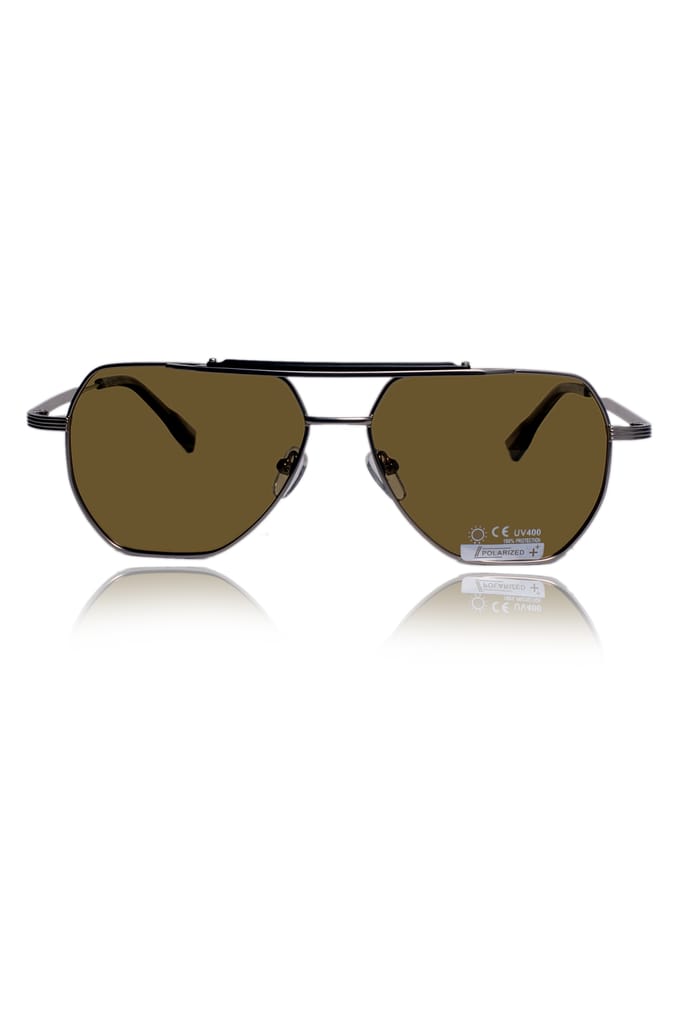 Jodykoes Legacy Series Square Metal Sunglasses for Men & Women | Polarized | Acetate & Metal Frame | UV400 | Premium Unisex Eyewear view 2