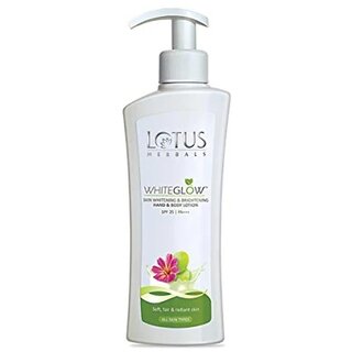 Lotus Herbals Whiteglow Skin Whitening Brightening Hand Body Lotion Spf-25 Pa+++270Ml