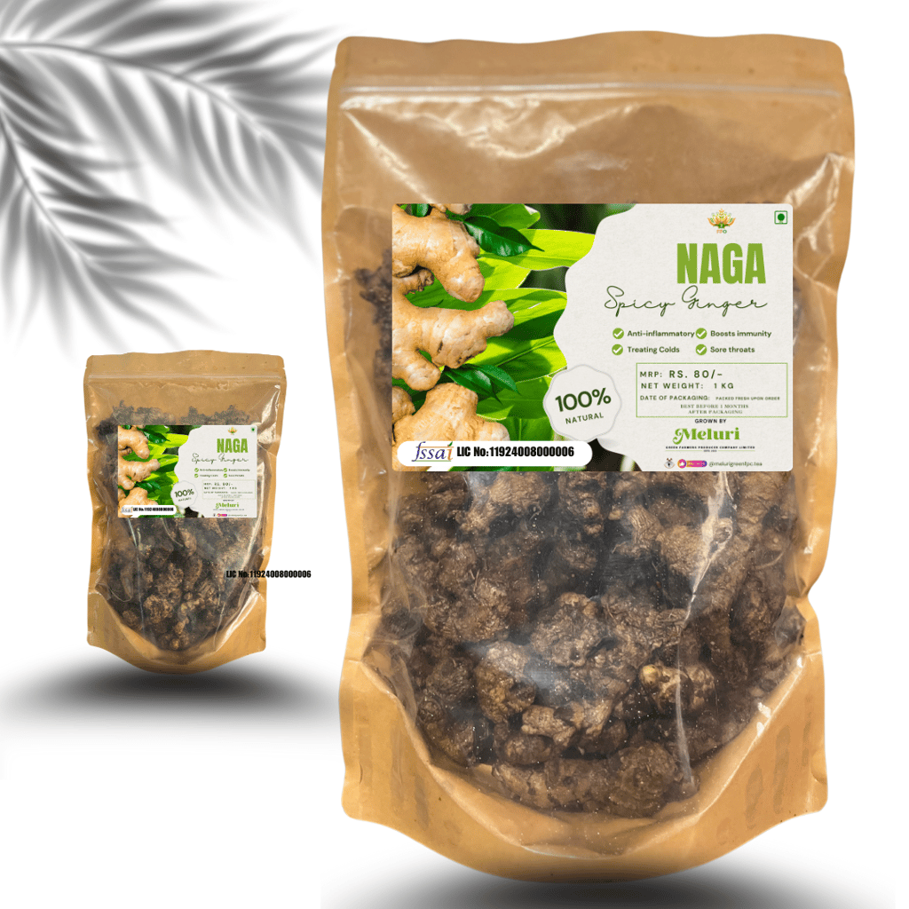 Naga Spicy Ginger-Fresh and Organic (pack of 3)