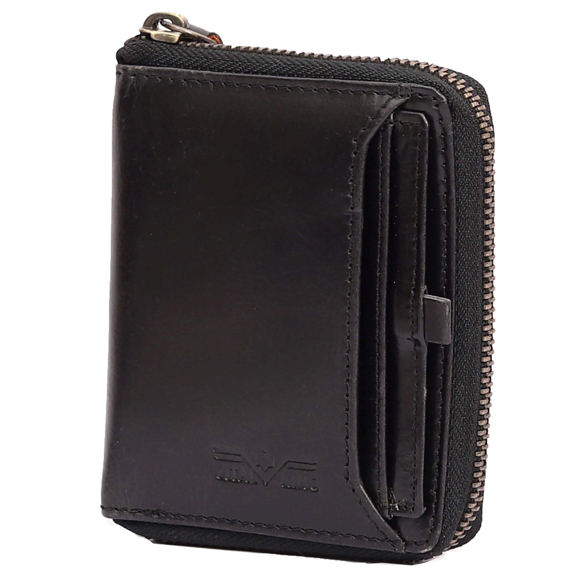 Vital King Men Travel Black Genuine Leather RFID Wallet (11 Card Slots) view 2