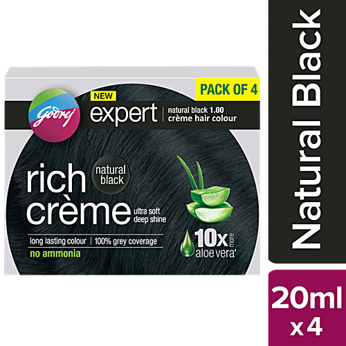 Godrej Expert Hair'Col Cre Ntl Black 20G