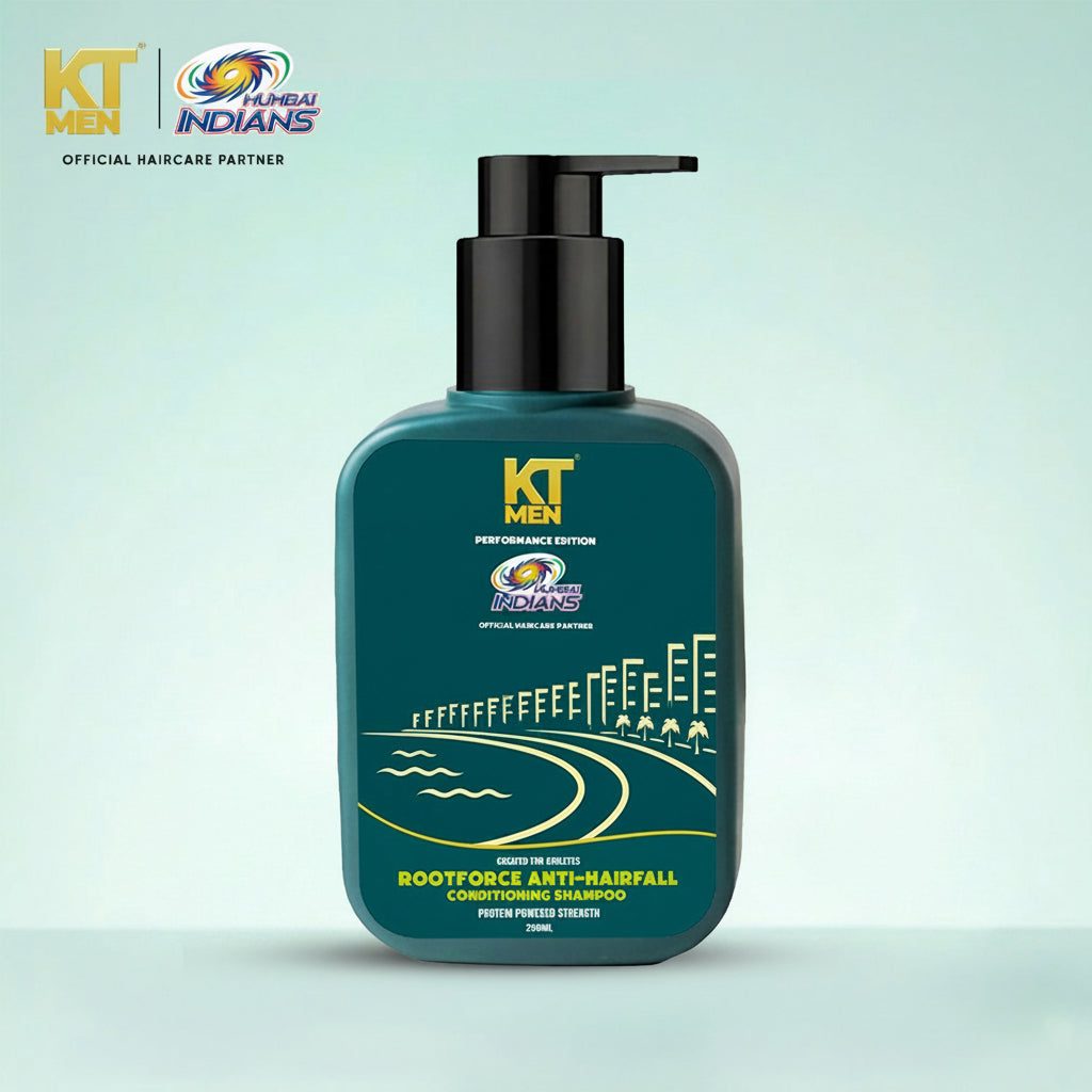 KT Men 2in1 RootForce Anti Hairfall (Shampoo + Conditioner) - 200ml (Mumbai Indians) view 2