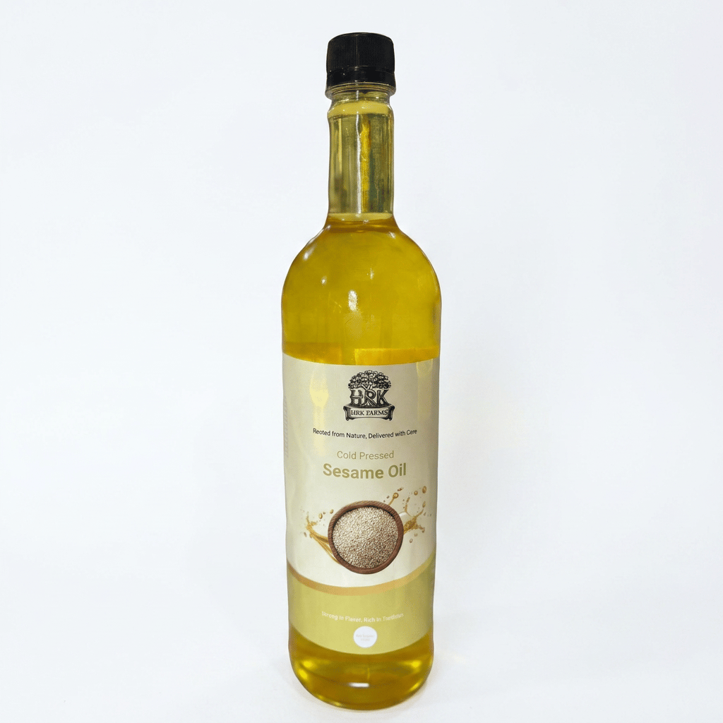 Wood Pressed Sesame Oil (Cold Pressed | Chemical-Free | HRK Farms) view 2