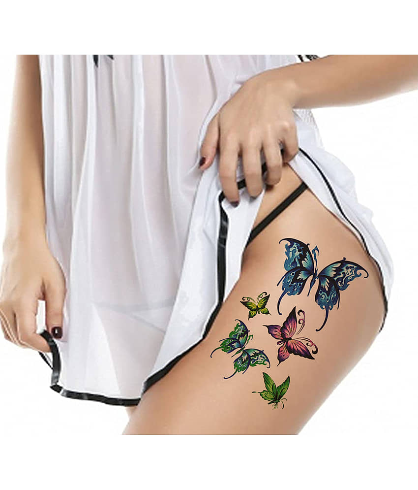 The Canvas Arts Honeymoon Realistic Look Temporary Tattoo Adults Body Tattoo
