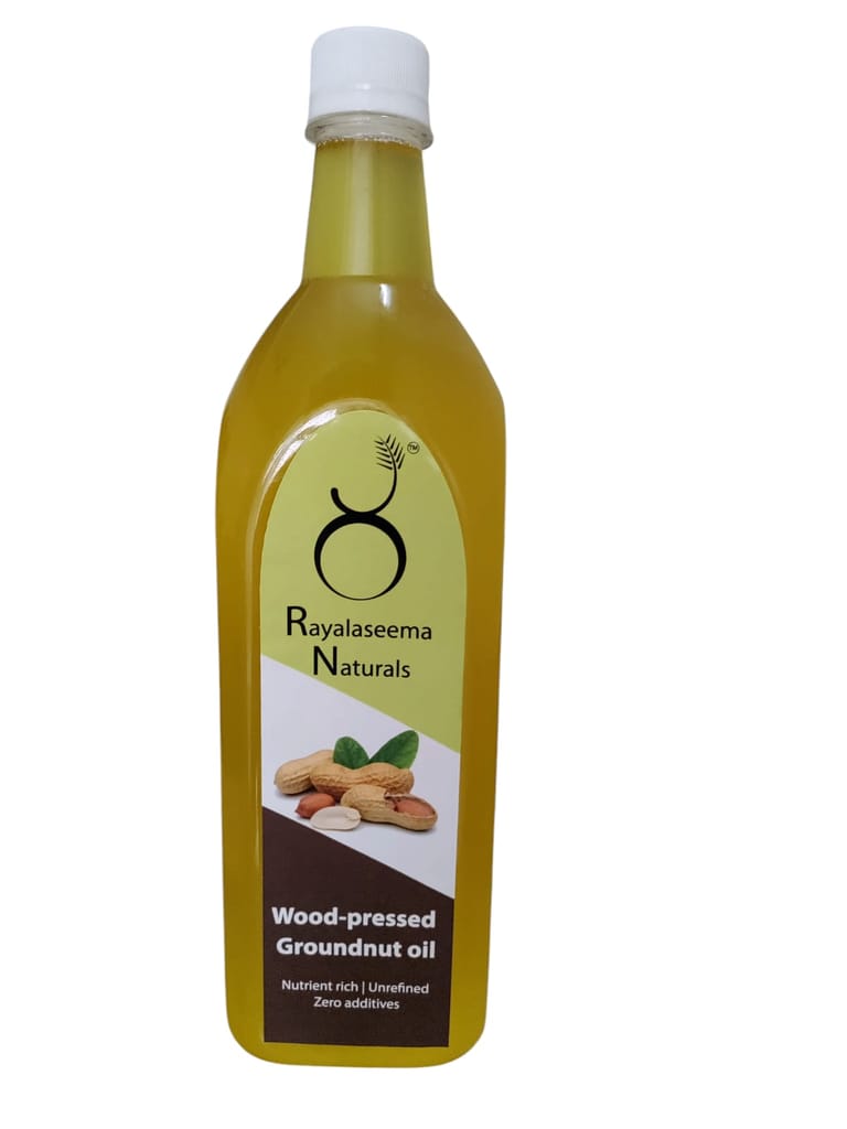 Wood-pressed groundnut oil - 1L