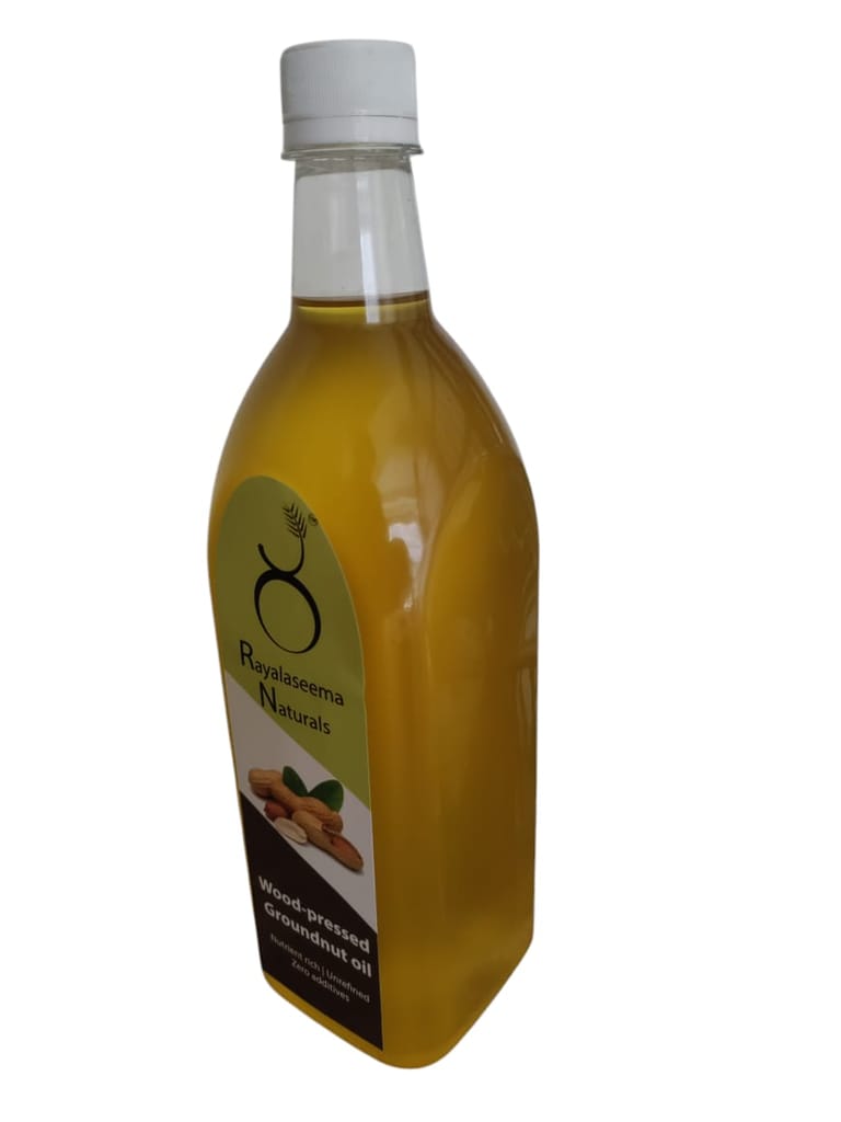 Wood-pressed groundnut oil - 1L view 2