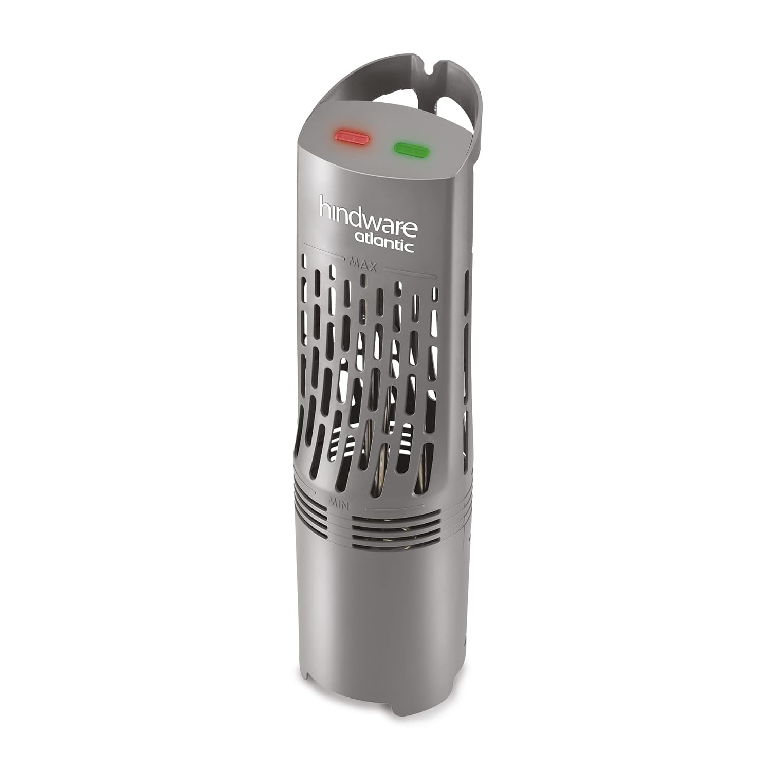 Hindware Atlantic Kweik 1.5kW Portable Wall Mount Water Heater With Thermostat and Shockproof Super Safe Shield Design and Overheat Protection - Grey