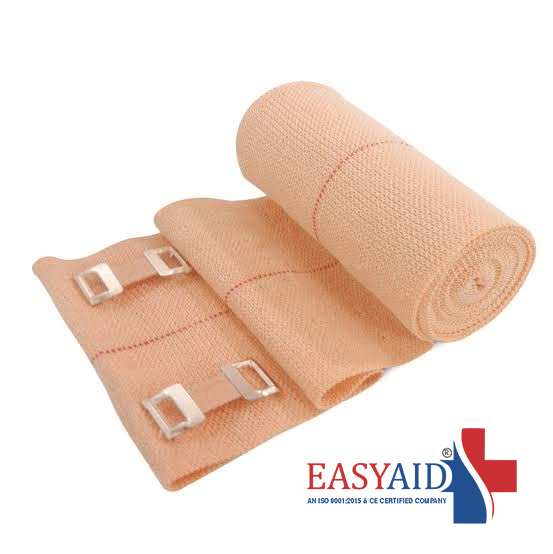 EASYAID Soft Cotton Pain Relief Crepe Bandage Pack of 1 (6CMx4MTR) view 2