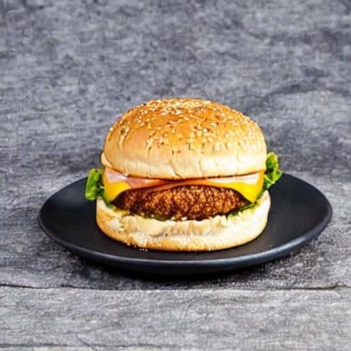 Chicken cheese burger