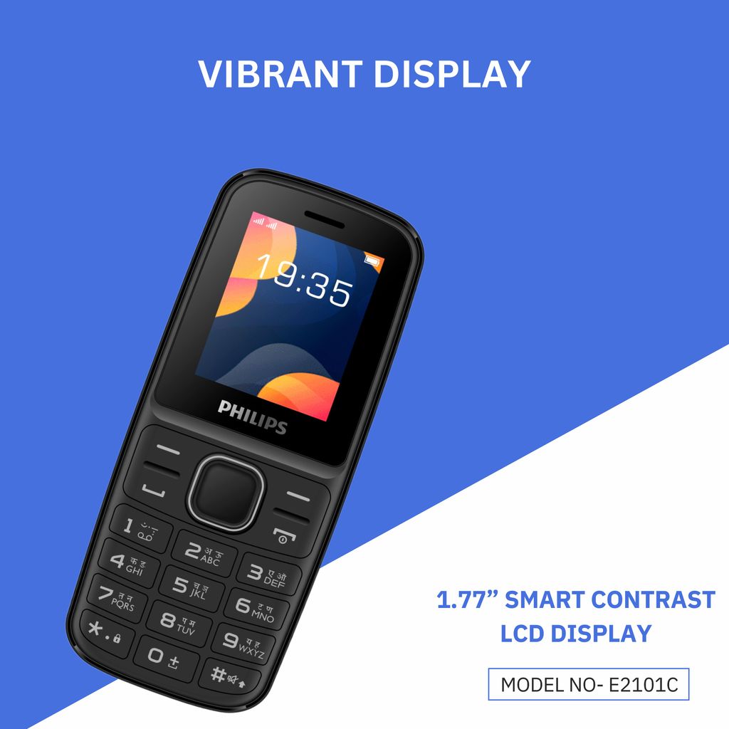 Philips E2101C Keypad Mobile Phone view 2
